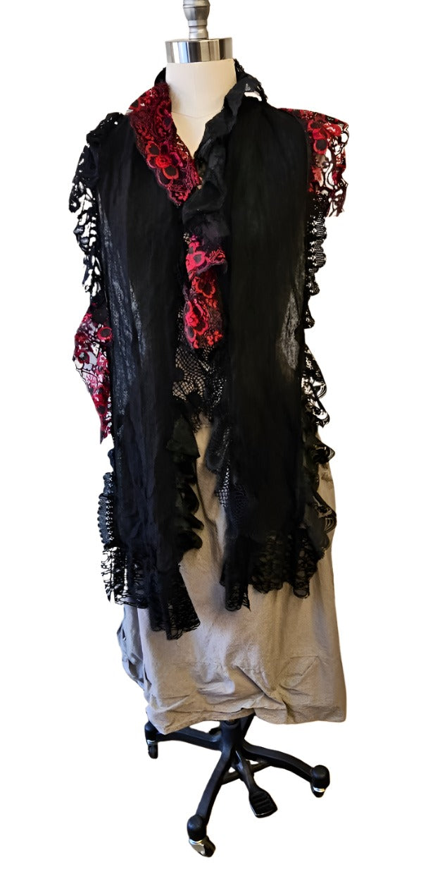 Wearable Art Handmade Scarf-Fiber Art Boutique